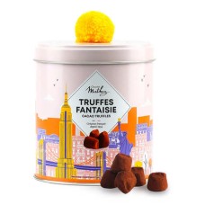 Trufas de fantasía con palomitas de maíz en mini lata Travel New York