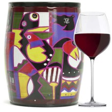 Puech Haut Le Benjamin en un Bib Art Vino Tinto - Paco Sagasta