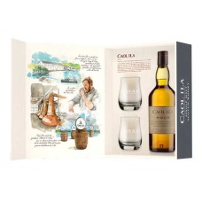 Caol Ila Moch (43%) Single Malt Scotch Whisky + 2 vasos