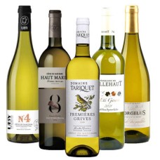 Surtido de 5 vinos blancos del Sur Oeste