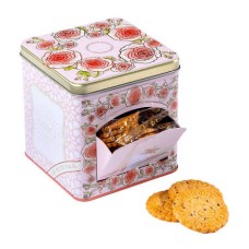 Galletas de mantequilla con trocitos de chocolate - Caja dispensadora "Gracias" (caja de 200 g)