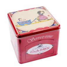 Assortment of Alsatian cookies in Hansi dispenser box (300g black box)