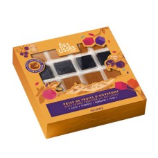 Caja de 16 jaleas de frutas de Auvernia congeladas - Grande Tradition Les Des Lisses (lata de 210 g)