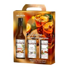 Caja de bebidas de invierno - 3 jarabes Monin