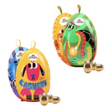 Los 2 huevos de metal doblemente decorados - Le Chocolat des Francais