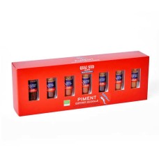 Caja Scoville con 7 pimientos orgánicos de todo el mundo.