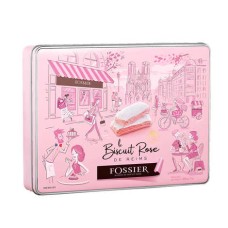 Galletas Pink Reims en caja, arte de vivir francés - Maison Fossier