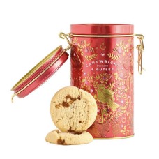 Lata de galletas inglesas de caramelo salado