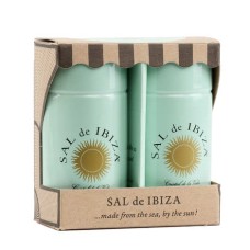 Salero y pimentero dúo de cerámica Sal de Ibiza