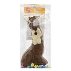 Jirafa de chocolate con leche y mini confeti (bolsa de 130 g)