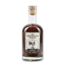 Armagnac orgánico con saborizantes añadidos: café, vainilla 32% (botella de 35 cl)