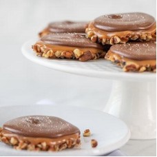 Garras de oso con chocolate con leche y sal marina