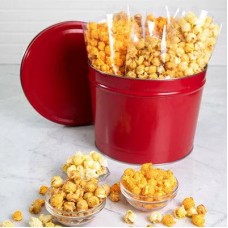 Lata de regalo de palomitas de maíz gourmet
