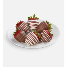 Fresas gourmet con glaseado (media docena)