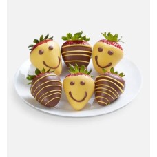 Fresas bañadas en chocolate Strawberry Smiles (media docena)