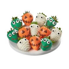 Fresas bañadas en chocolate Monster, paquete de 12/24 unidades (docena completa)