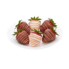 Fresas gourmet de otoño bañadas en chocolate (media docena)