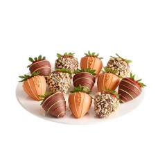 Fresas gourmet bañadas en chocolate, paquete de 12 o 24 unidades (docena completa)