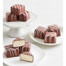 Bocaditos de tarta de queso clásica con frutos rojos de primavera (Bocados de tarta de queso clásica)