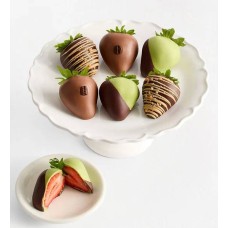 Fresas con chocolate belga - Cafetería (media docena)