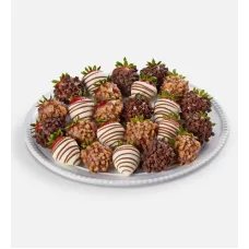 Fresas gourmet bañadas en chocolate (media docena)