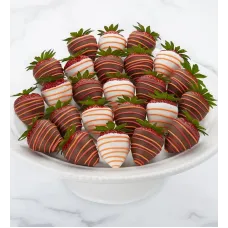 Fresas gourmet de otoño bañadas en chocolate (media docena)