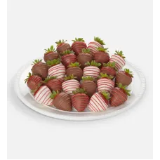 Fresas bañadas en chocolate "Amor y Romance" (Media docena)