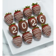 Fresas bañadas en chocolate con estrella