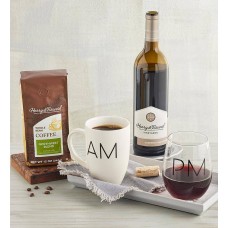 Set de regalo de café y vino