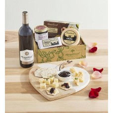Regalo de queso con vino