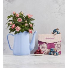 Jarra de rosas de regalo para el Día de la Madre
