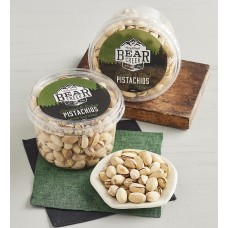 Pistachos tostados con cáscara Bear Creek Nuts, paquete de 2