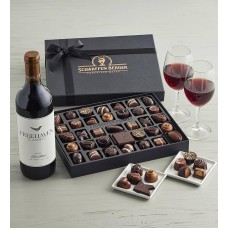 Colección de chocolateros Scharffen Berger - 36 piezas con mezcla de vino tinto Freehaven Cellars