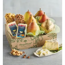 Caja de regalo de peras y queso Stilton