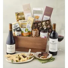 Cesta de regalo de vinos de Freehaven Cellars