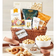 Cesta de regalo clásica gourmet para desear pronta recuperación (Cesta de regalo clásica gourmet de lujo para desear pronta recuperación)
