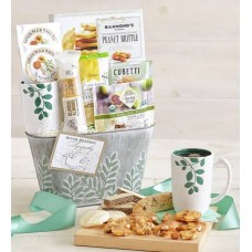 Cesta de regalo de té para expresar condolencias