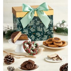 Caja de regalo de abeto perenne