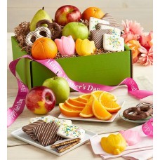 Caja de regalo de frutas y dulces para el Día de la Madre
