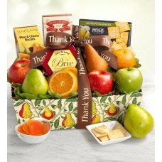 Cesta de regalo de frutas Thank You Parisian Terrace