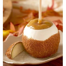 Tarta de manzana con caramelo