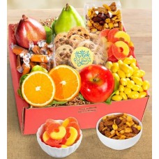 Caja de regalo de frutas frescas y dulces Thank You