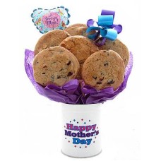 Lata del regalo de galletas del día de madres (6 galletas)