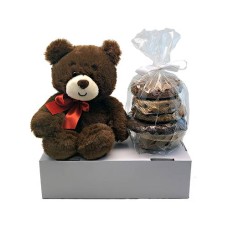 Set de regalo de galletas gourmet sin gluten con forma de oso (media docena)