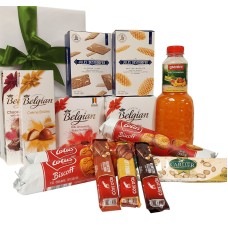 Delicioso paquete de regalo belga con zumo de frutas Granini