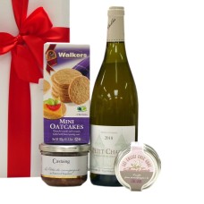 Regalo Aperitivo Con Chablis Blanco Y Delicias Francesas
