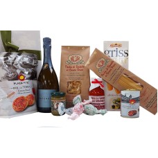 Paquete de regalo italiano con un delicioso Prosecco