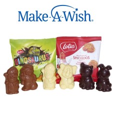 Regalo Make-A-Wish Sinterklaas con pequeñas figuras de chocolate