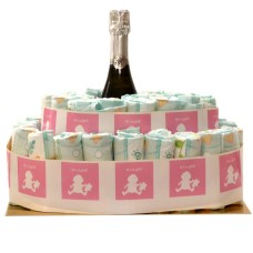 Pampertaart Es una niña con prosecco italiano