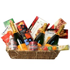 Canasta exclusiva de regalo de champán